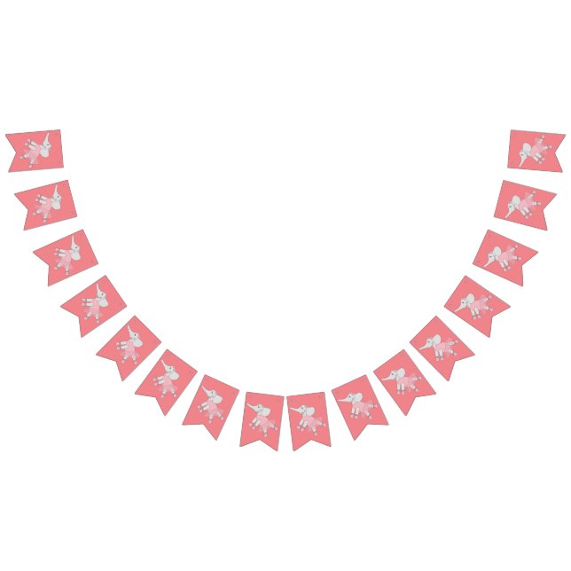 illusima Ballerina Elephant Peach Vimplar (Alla)