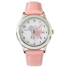 illusima Ballerina Elephant Rosa Kids Watch Armbandsur