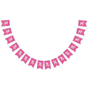illusima Ballerina Elephant Rosa Vimplar