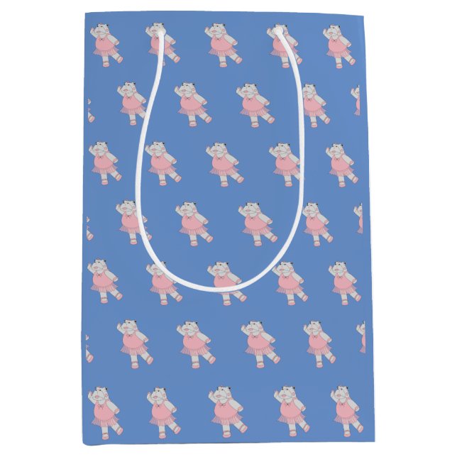 illusima Ballerina Hippo Mönster Blue (Framsidan)