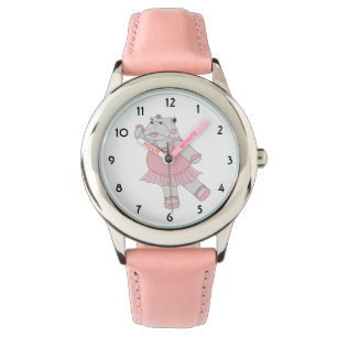 illusima Ballerina Hippo Rosa Kids Watch Armbandsur