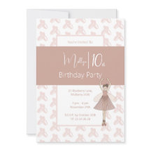 illusima Ballerina Rosa Fairy 10:e födelsedagen