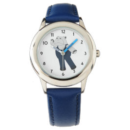 illusima Ballet Hippo Blue Kids Watch Armbandsur