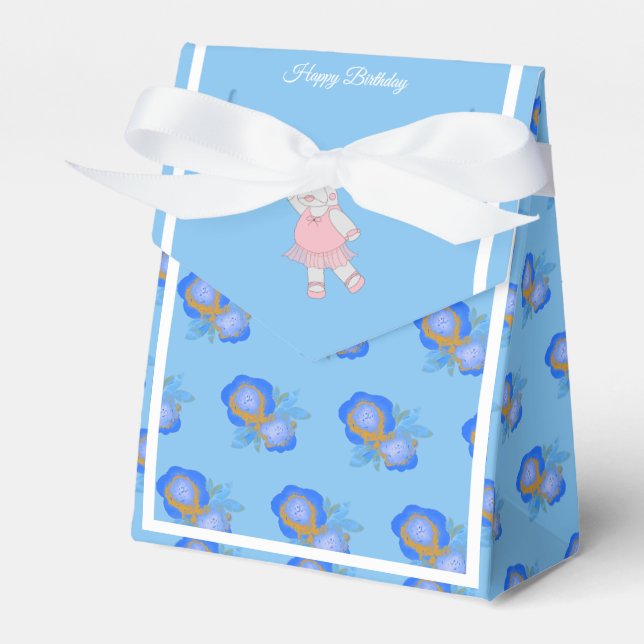 illusima Ballet Hippo Blue Ro Birthday Gift/ Presentaskar (Framsidan Sidan)
