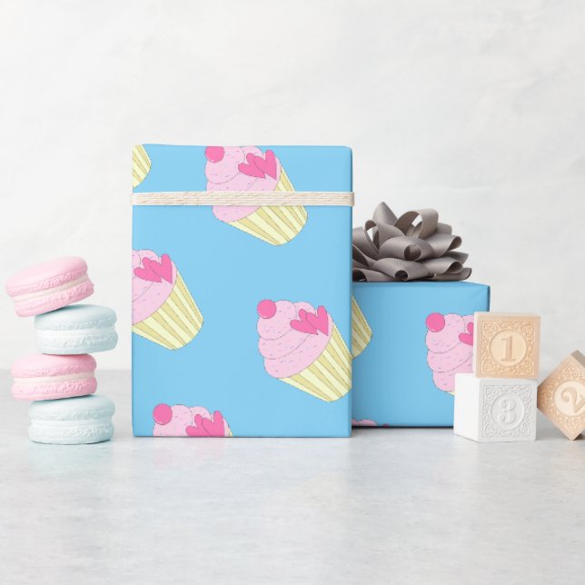 illusima Blått Gåva Presentpapper (Baby Shower)