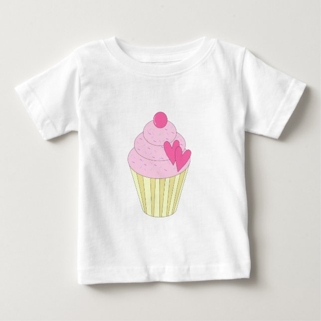 illusima Dekorerad Cupcake Tröja (Framsida)