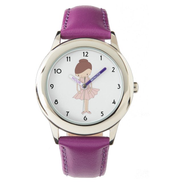 illusima Isabella Ballerina Lila Kids Watch Armbandsur (Framsida)