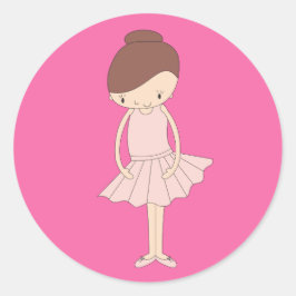 illusima Isabella Ballerina Runt Klistermärke