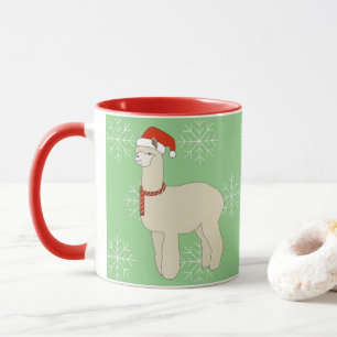 illusima lama jul snöflingor mugg