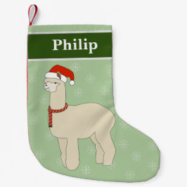 illusima Lama Julsnöflingor Liten Julstrumpa