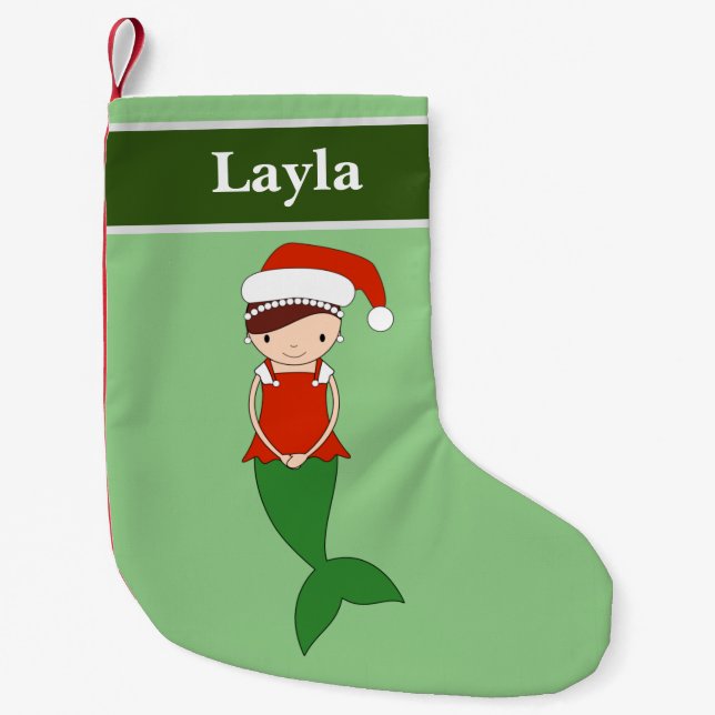 illusima Layla Havfrue Julspecial Liten Julstrumpa (Framsidan)