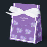 illusima Lila Ro Blue Birthday Gift/ Presentaskar<br><div class="desc">Illsima White Ribbon Lila Ro Blue Födelsedagsfest Gift Box/ Favor Box. Perfekt för ett barns temainriktade födelsedagsfest.</div>