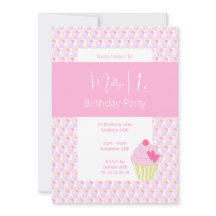 illusima Rainbow Muffins 1:a födelsedagen Party