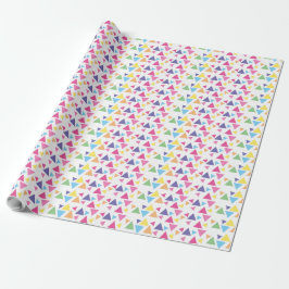 illusima Regnbågs Triangel Fest Presentpapper