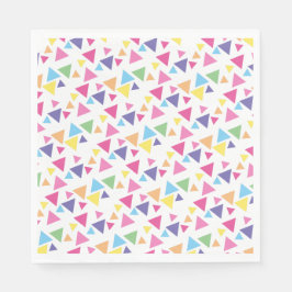 illusima Regnbågs trianglar Party Pappersservett