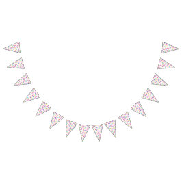 illusima Regnbågs trianglar Party Vimplar