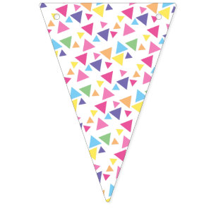 illusima Regnbågs trianglar Party Vimplar