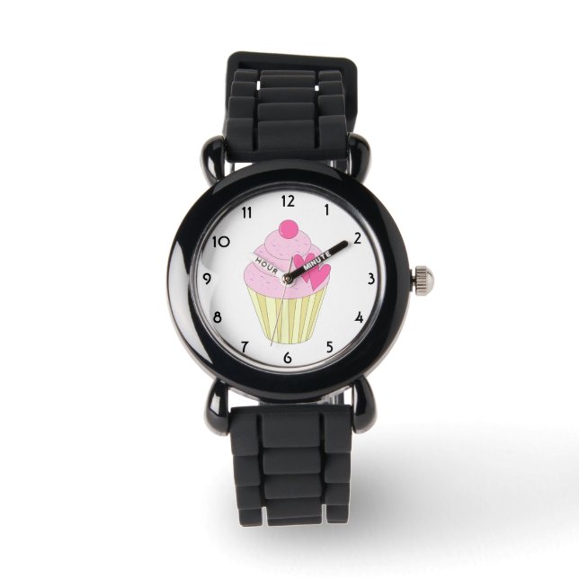 illusima Silver Glitter Barnklocka Armbandsur (Framsida)