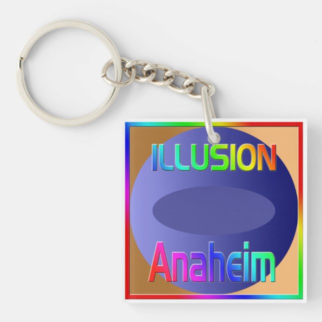 "ILLUSION Anaheim" Nyckelkedja! (Framsidan)