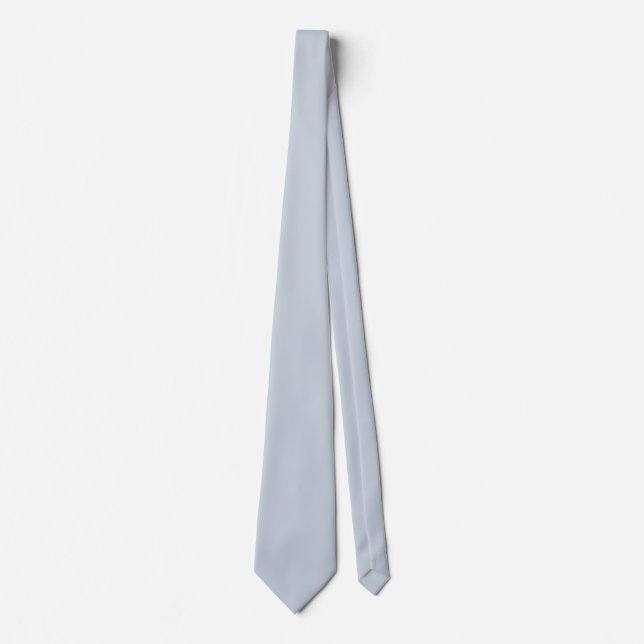 Illusion Blue Solid Färg Slips (Framsida)