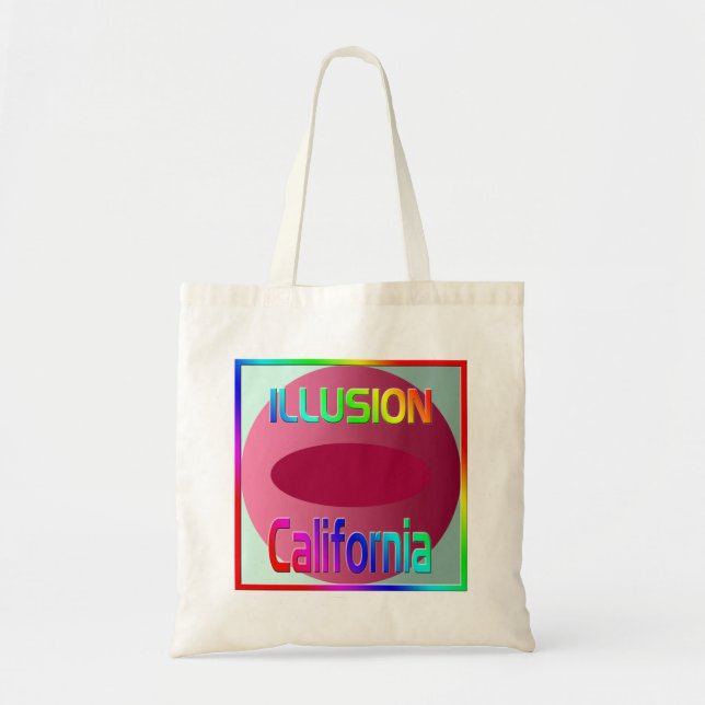 "ILLUSION California" Bag! Tygkasse (Framsidan)