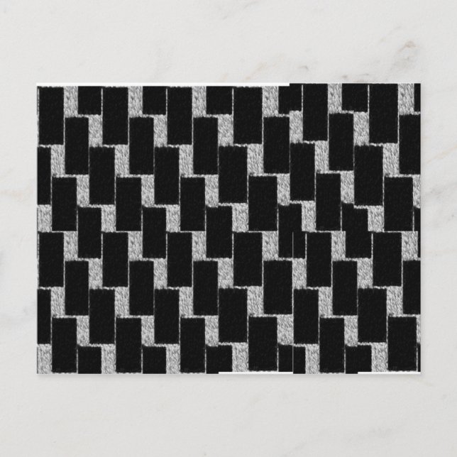 Illusion från silver och svart vykort (Framsida)