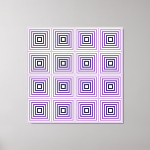 Illusion-fyrkant Canvastryck
