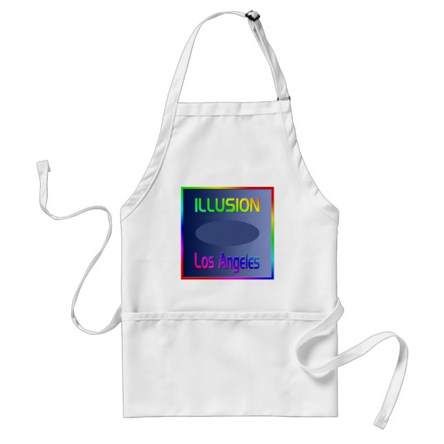 "ILLUSION Los Angeles" Apron! Förkläde (Framsidan)