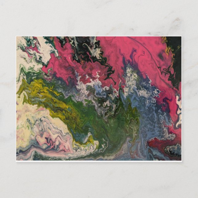 Illusion nr 1 Beta, akrylhäst Vykort (Framsida)