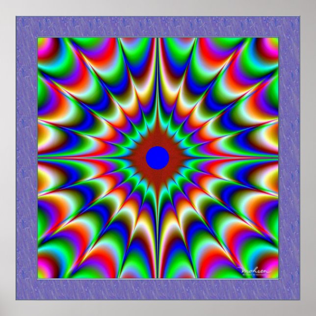 Illusion på strålningsenergi poster (Framsidan)