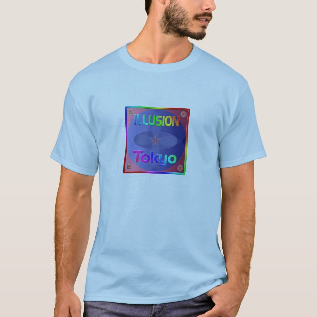 "ILLUSION Tokyo" T-Shirt! Tee Shirt (Framsida)