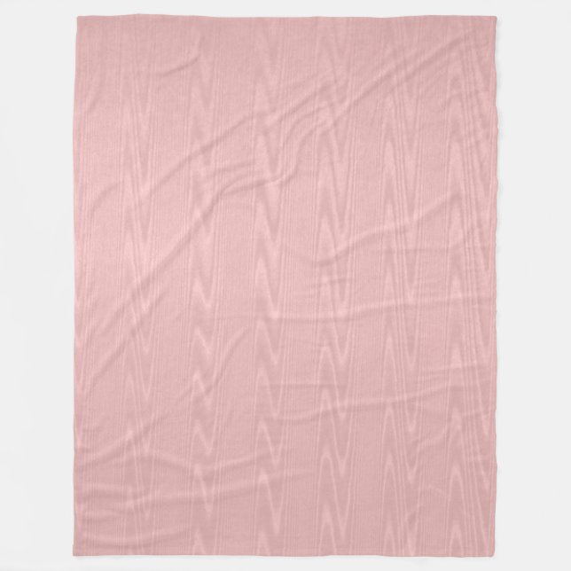 Illusionen av Rosa Moiré Fleecefilt (Framsidan)