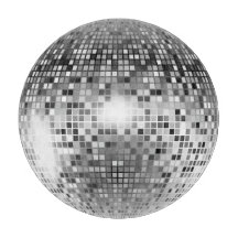 Illusionen från Disco Boll party silver, shimmer g