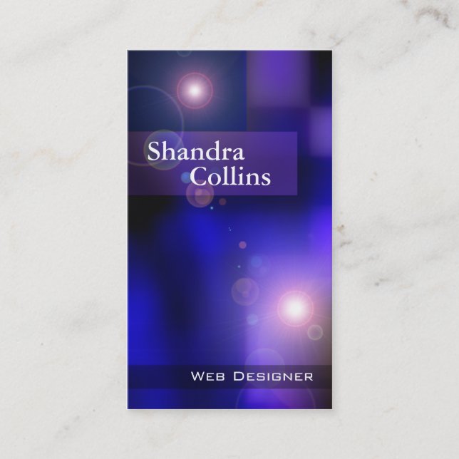 Illusioner - för TechWebsite för webben märkes- Visitkort (Framsida)