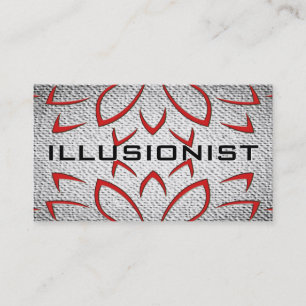Illusionist Texturerad Look Visitkort