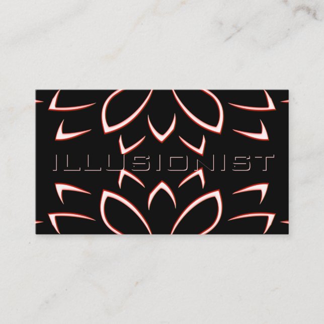 Illusionist Visitkort (Framsida)