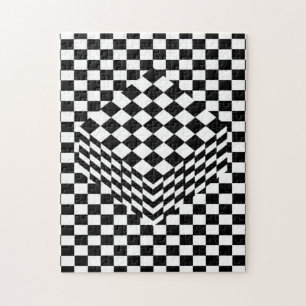 Illusionschackbräde Pussel