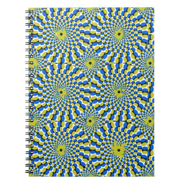 Illusionscirkel Anteckningsbok Med Spiral (Framsidan)
