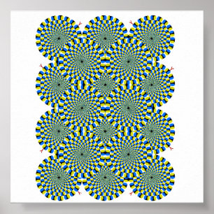 illusionscirklar poster