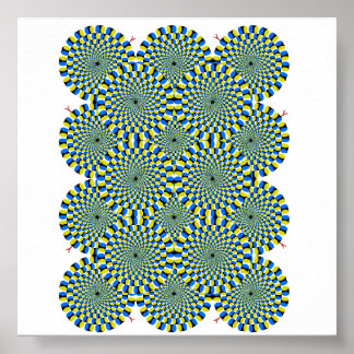 illusionscirklar poster