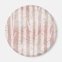 Illustrated Birch Träd