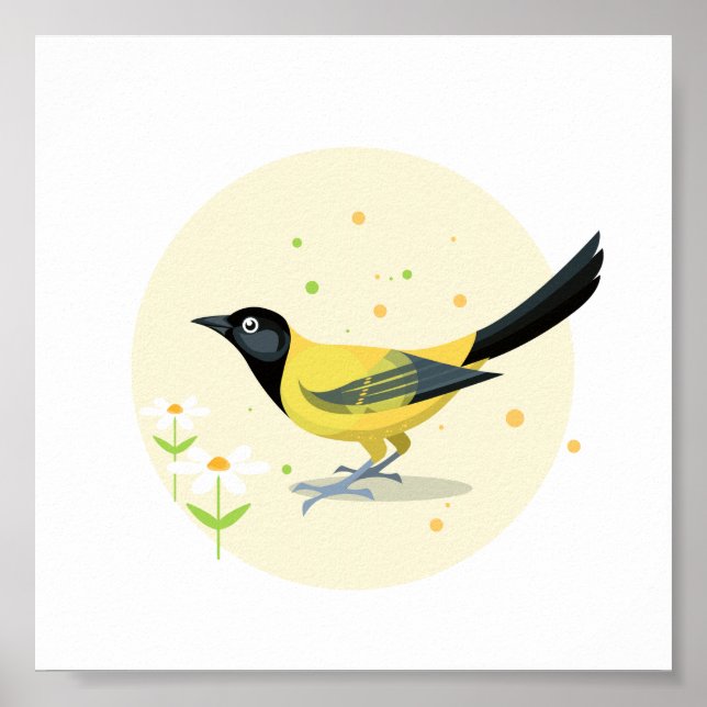 Illustrated Bird i Vår Poster (Framsidan)