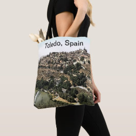 Illustrated liggande i Toledo, Spanien Tygkasse