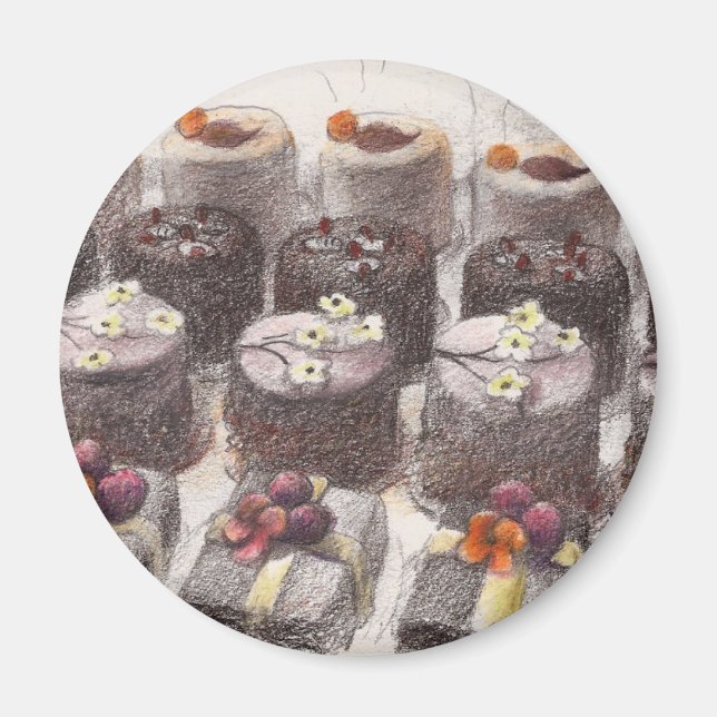 Illustrated Patisserie Magnet (Framsidan)