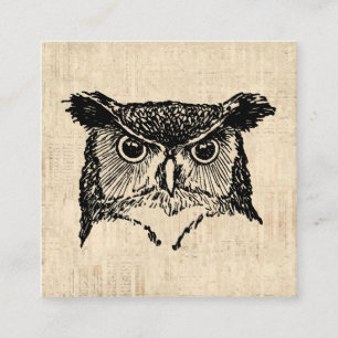 Illustrated Uggla Art Tilläggskort