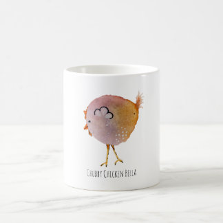 Illustratie chubby chicken Bella Kaffemugg