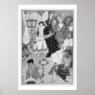 Illustration antagligen från striden av friaren poster
