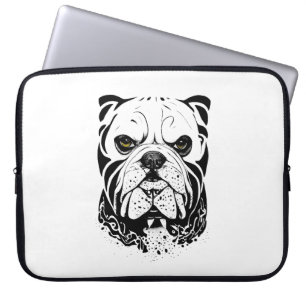 Illustration Art. för engelska Bulldog Pet Animal  Laptop Fodral