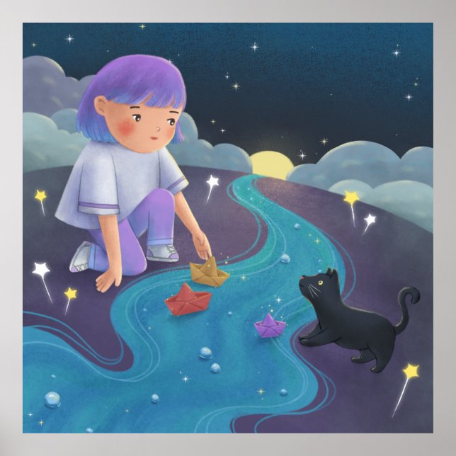 Illustration Art saknas Poster (Framsidan)