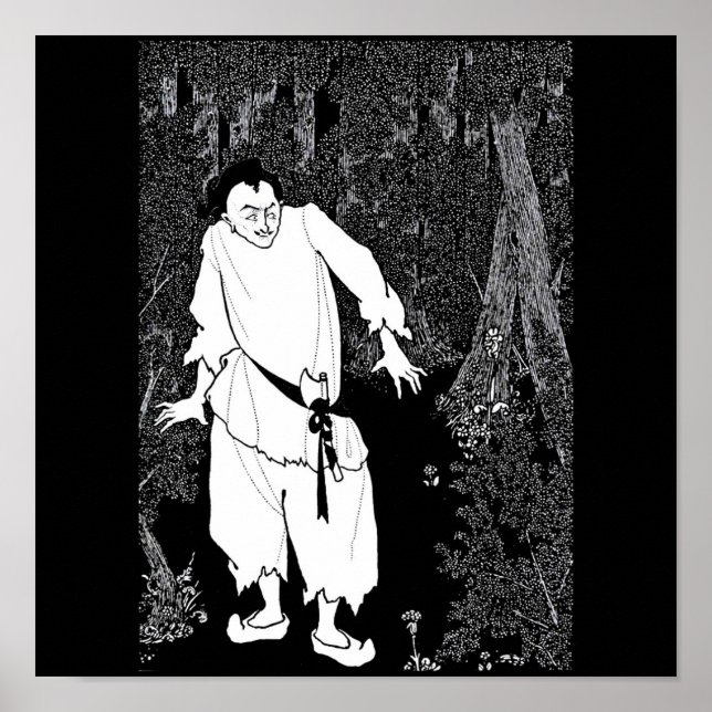 Illustration-Aubrey Beardsley 28 med poster Vintag (Framsidan)